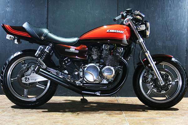 非売品】Kawasaki ゼファー スタジアムジャンパー オレンジ・ブラウン